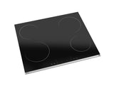 Purity HPREECeramic Built-In Electric Hob, 4 Burners, 60 cm, Black - V6050