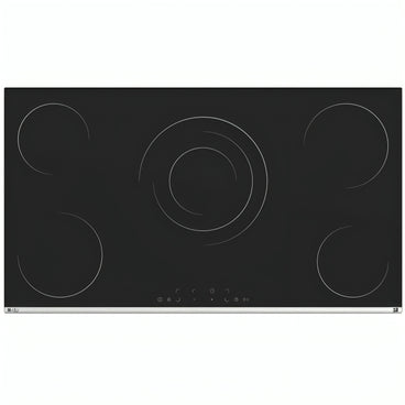 Purity Built In Electric Hob, 5 Burners, 90 cm, Black - MS293