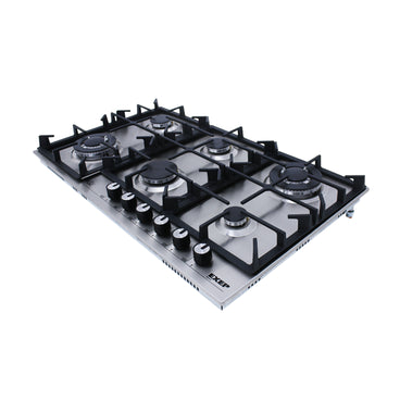 Purity EXEP Built In Gas Hob, 6 Burners, 90 cm, Stainless Steel - HPT904S