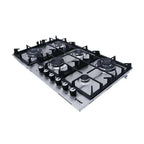 Purity EXEP Built In Gas Hob, 6 Burners, 90 cm, Stainless Steel - HPT904S - ESTORES
