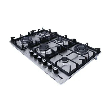 Purity EXEP Built In Gas Hob, 6 Burners, 90 cm, Stainless Steel - HPT904S - ESTORES