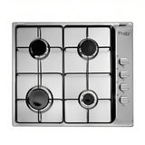 Purity Built In Gas Hob, 4 Burners, 60 cm, Stainless Steel - P601X