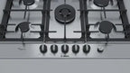 Bosch Built In Gas Hob, 5 Burners, 75 cm, Stainless Steel - Pcq7a5m90 - ESTORES
