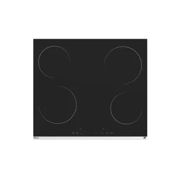 Purity HPREECeramic Built-In Electric Hob, 4 Burners, 60 cm, Black - V6050