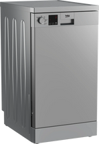 Beko Digital Dishwasher, 10 Place Settings, 5 Programs, Silver - DVS05020S - ESTORES