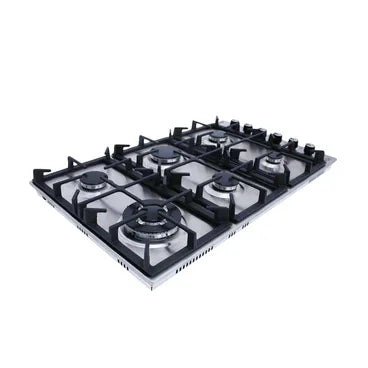 Purity EXEP Built In Gas Hob, 6 Burners, 90 cm, Stainless Steel - HPT903S - ESTORES