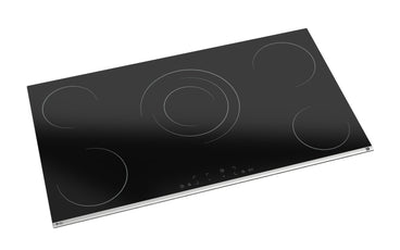 Purity Built In Electric Hob, 5 Burners, 90 cm, Black - MS293