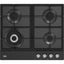 Beko Built In Gas Hob, 4 Burners, 60 cm, Black - HIAW64225BX - ESTORES