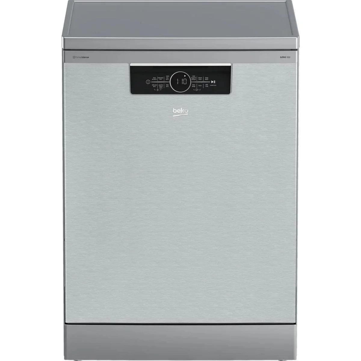 Beko Digital Dishwasher With Inverter Technology, 15 Place Settings, 6 Programs, Silver - BDFN36531XC - ESTORES Main image