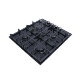 Purity EXEP Built In Gas Hob, 4 Burners, 60 cm, Black - HPT602G