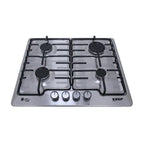 urity EXEP Built In Gas Hob, 4 Burners, 60 cm, Stainless Steel - HPT604S - ESTORES