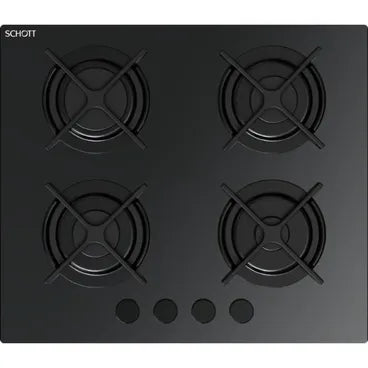 Fresh HFR60CMGC1 Built In Electric Hob, 5 Burners, 90 cm, Black - Fresh