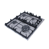 Purity EXEP Built In Gas Hob, 4 Burners, 60 cm, Stainless Steel - HPT603S