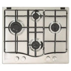 Ariston Built-In Gas Hob, 4 Burners, 60 cm, Stainless Steel - PCN 642 IX/A - ESTORES