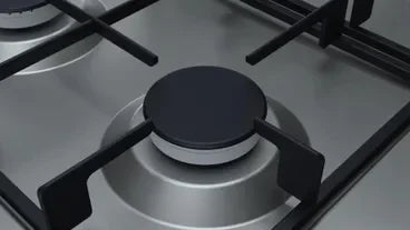 Bosch Built-In Gas Hob, 4 Burners, 60 cm, Stainless Steel - PGP6B5O62Q - ESTORES