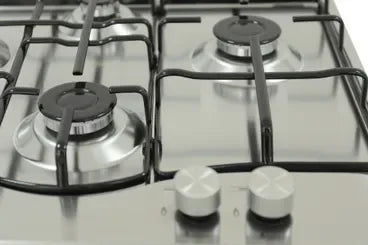 Ariston Built-In Gas Hob, 4 Burners, 60 cm, Stainless Steel - PCN 642 IX/A - ESTORES