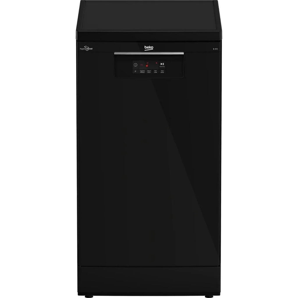 Beko b300 Digital Dishwasher With Inverter Technology, 10 Place Settings, 5 Programs, Black - BDFS15020B - ESTORES