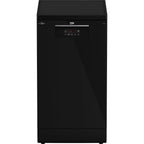 Beko b300 Digital Dishwasher With Inverter Technology, 10 Place Settings, 5 Programs, Black - BDFS15020B - ESTORES
