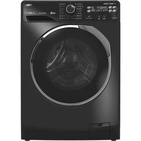 Zanussi 8kg SteamMax front load washing machine 1200 RPM - Black - ESTORES