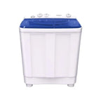 TORNADO Half Automatic Washing Machine With 2 Motors , 12 Kg , White And Blue - Twh - Z12Dne - W(Bl) - ESTORES