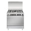 Glem Gas Cooker, 5 Burners, Silver, 90 cm - UN9612RIFSG - ESTORES
