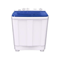TORNADO Twin Tub Half Automatic Washing Machine , 7 Kg , White And Blue - Twh - Z07Dne - W