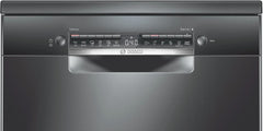 Bosch Series 4, free-standing dishwasher, 60 cm, Black inox,SMS4IKC62T