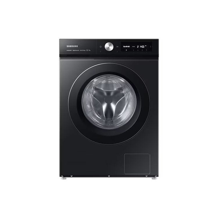 Samsung Digital Front Load Full Automatic Washing Machine With Inverter Technology, 11 kg, Black - WW11B1534DABAS