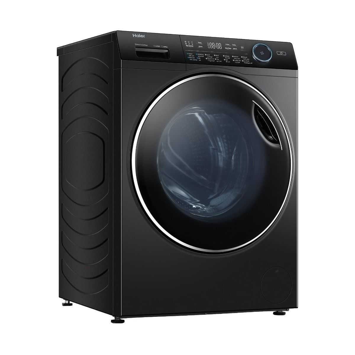 Haier Front Load Full Automatic Washing Machine With Inverter Technology, 12 kg, Dark Silver - HW120-B14979S8