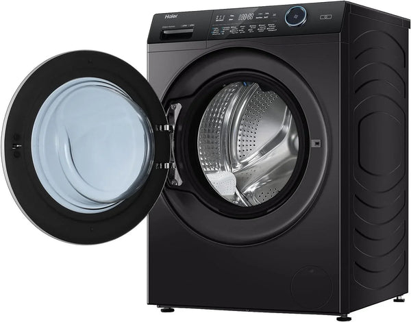Haier Front Load Full Automatic Washing Machine With Dryer, 10.5 kg, Inverter Motor, Dark Silver - HWD100-B14979S8 - ESTORES