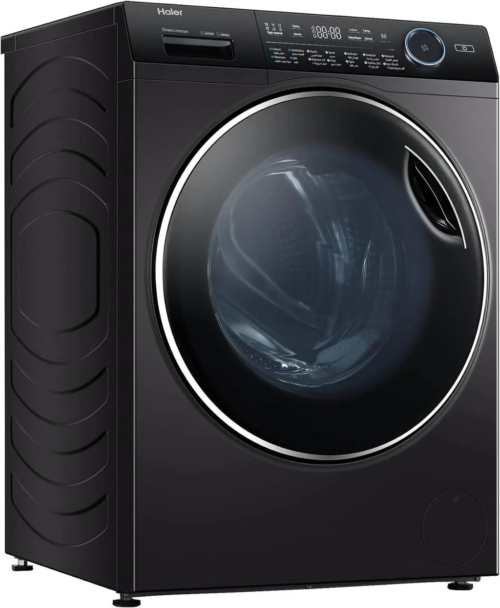 Haier Front Load Full Automatic Washing Machine With Dryer, 10.5 kg, Inverter Motor, Dark Silver - HWD100-B14979S8 - ESTORES