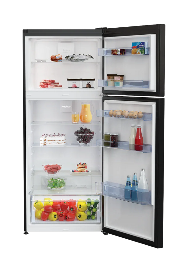 Beko Refrigerator, No Frost, 367 Liters, 2 Doors, Black - RDNE430K12B - ESTORES
