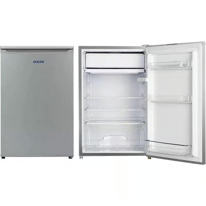 Ocean Mini Bar Refrigerator, Defrost, 84 Liters, Silver - OCM90TSA