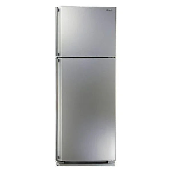SHARP Refrigerator, No Frost, 384 Liters, 2 Doors, Silver - SJ-48C-SL - ESTORES