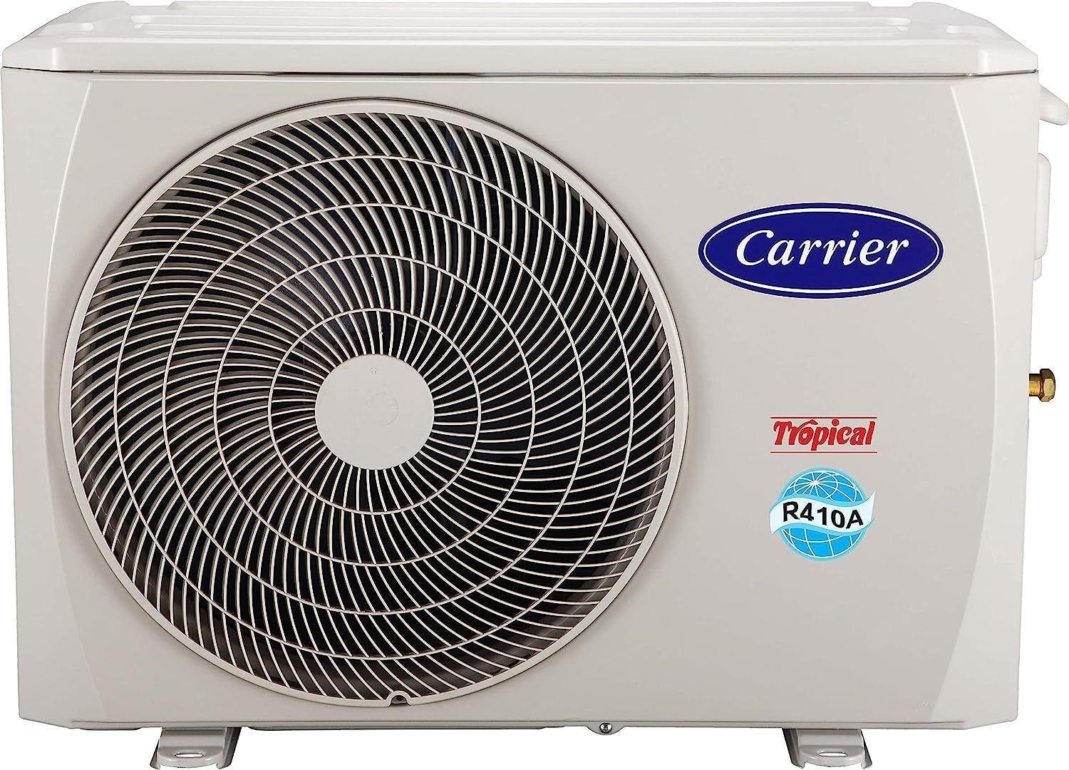 Carrier Optimax Pro Digital Split Air Conditioner With Plasma Function, 4 HP, Cooling & Heating, White - QHET30N-708F - ESTORES