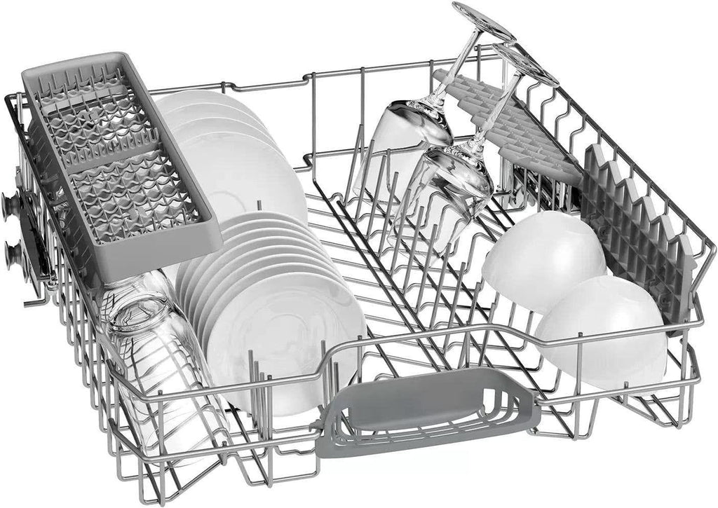 Bosch Series 4 Digital Dishwasher, 13 Place Settings, 6 Programs, Inox - SMS4EMI60T - ESTORES