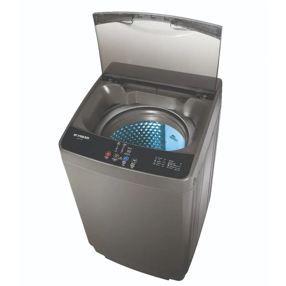 Fresh Top Load Automatic Washing Machine, 7 kg, Dark Silver - FTM-07F12S - ESTORES