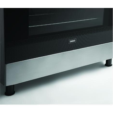Zanussi Gas Cooker, 4 Burners, 60 cm, Silver - ZCG622A6XA - ESTORES