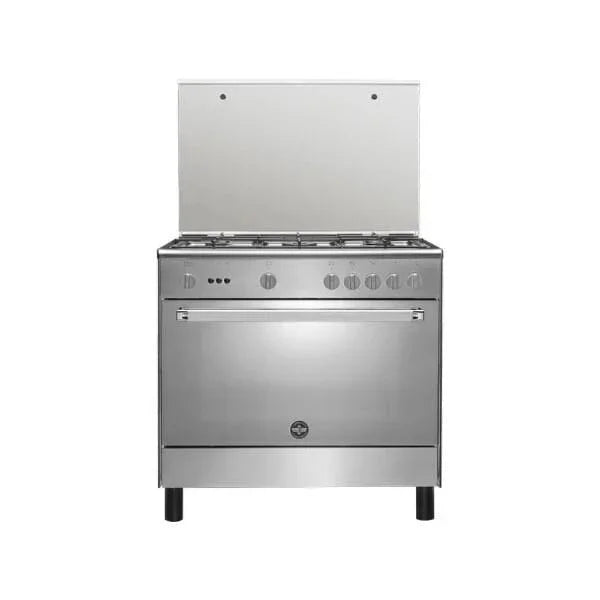 LA GERMANIA Classica Gas Cooker, 5 Burners, 90 cm, Stainless Steel - 9D10GUB1X4AWW - ESTORES