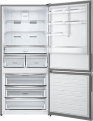 LG Digital No Frost Refrigerator With Inverter Technology, 588 Liters, Silver - GTF569PSAM