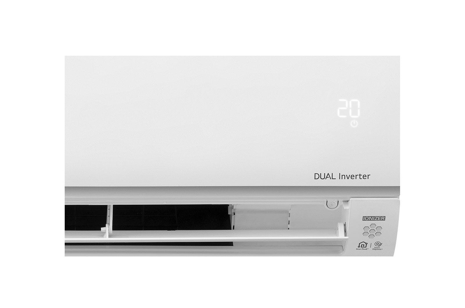 LG Dual Inverter S-Plus Split Air Conditioner, Cooling Only, 2.25 HP, White - S4-NQ18KL2MD