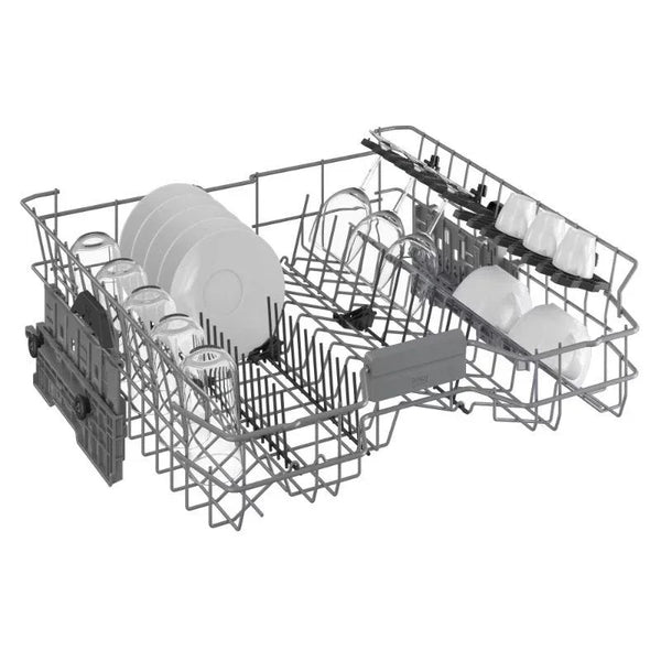 Beko Digital Built-In Dishwasher With Inverter Technology, 15 Place Settings, 6 Programs, Silver - BDFN26520XQ - ESTORES