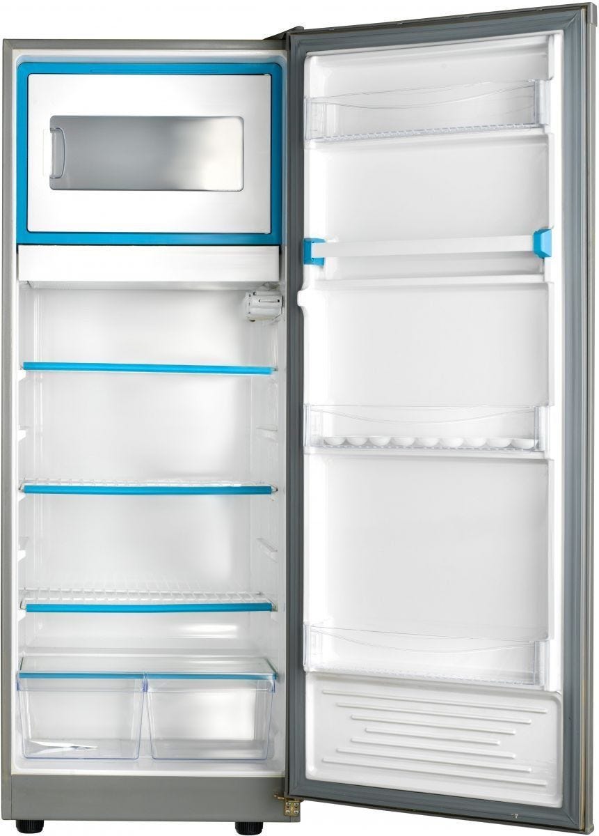 Electrostar Defrost Single Door Fridge Refrigerator, 315 Liter, Silver - LR315DWR00