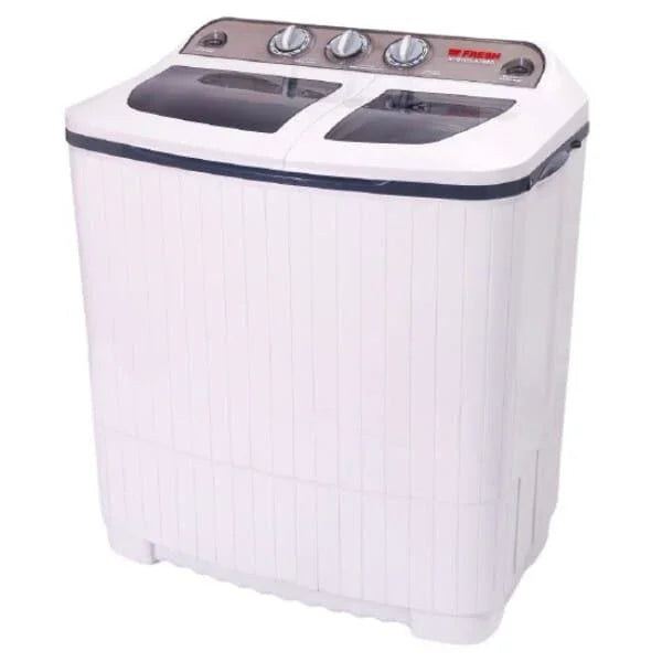 Fresh Duetto Top Half Automatic Washing Machine , 5 Kilo - White - ESTORES Main image