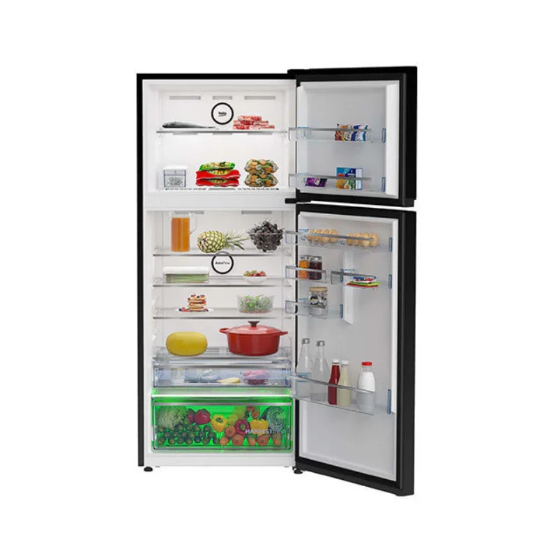 Beko ProSmart Digital Refrigerator With Inverter Motor, No Frost, 557 Liters, Black - B3RDNE590ZB - ESTORES