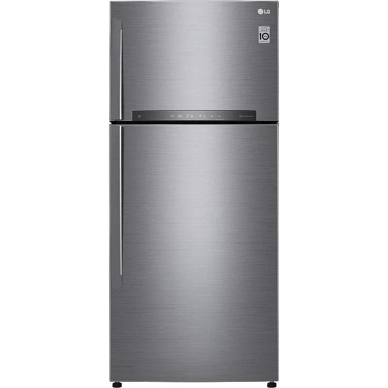 LG Digital No Frost Refrigerator With Inveter Technology, 475 Liters, Silver - GN-H622HLHL - ESTORES Main image