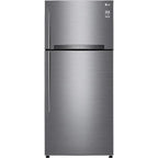 LG Digital No Frost Refrigerator With Inveter Technology, 475 Liters, Silver - GN-H622HLHL - ESTORES