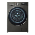 LG Vivace Front Load Full Automatic Washing Machine , 9 Kg , Black Steel - F4R5Vyg2E - ESTORES