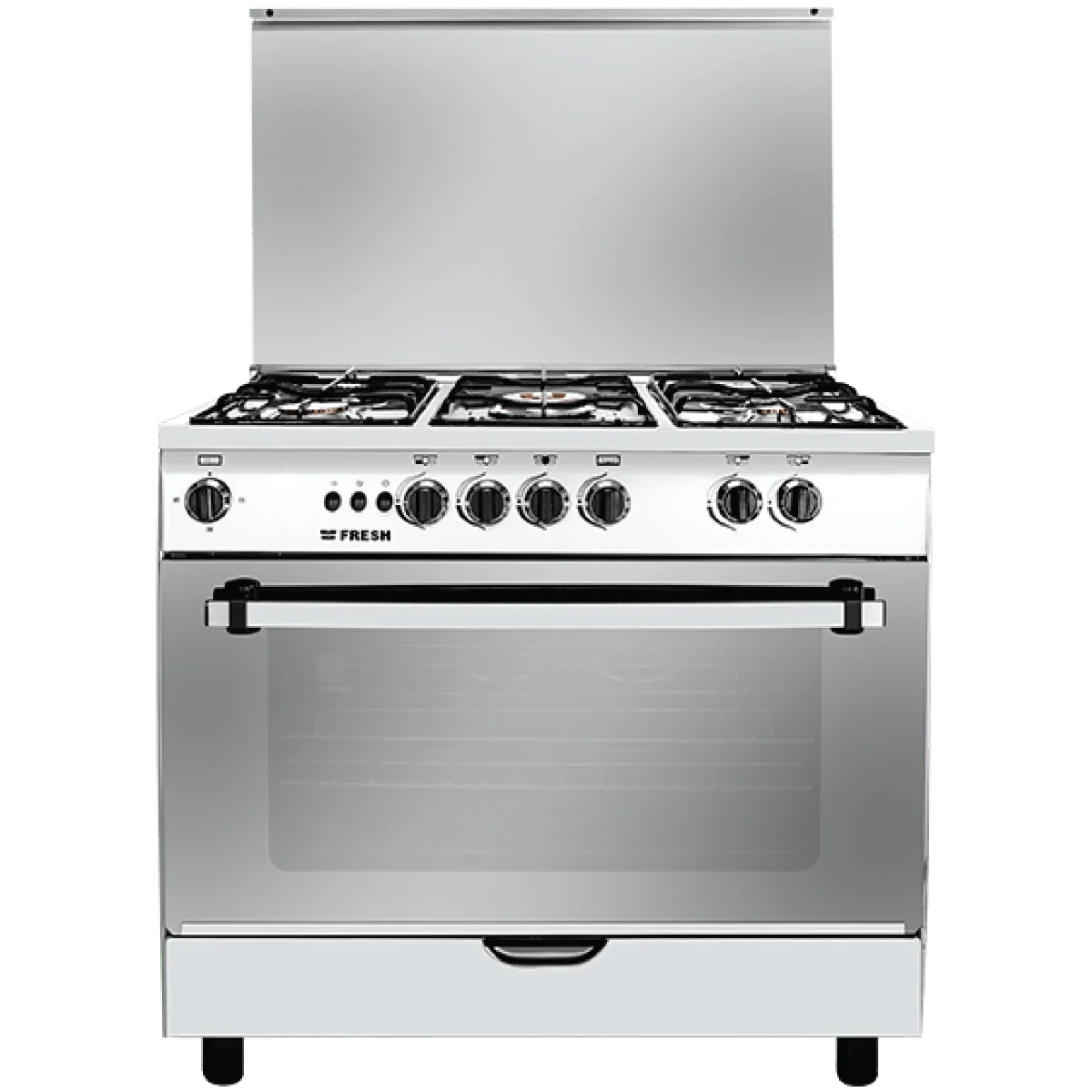 Fresh Gas Cooker Jumbo Stainless 90x60 - ESTORES