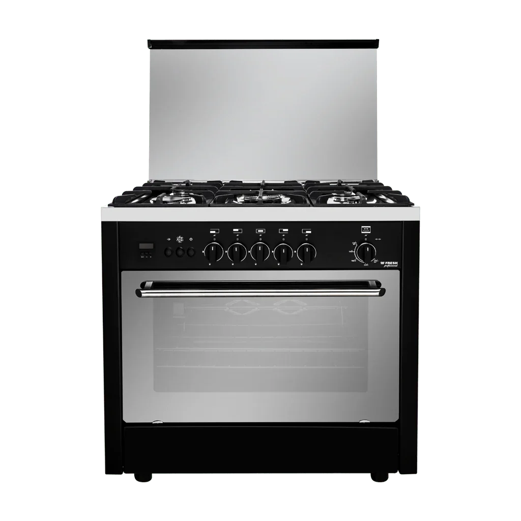 Fresh Gas Cooker Professional Black 90 - ESTORES